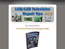 Tablet Screenshot of lcdrepairguide.com